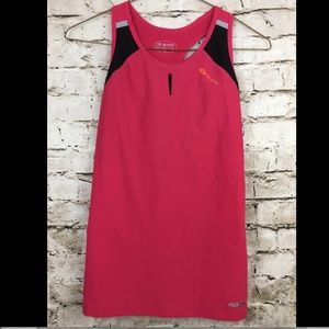 Sugoi Pink Cycling Tank Shelf Bra Pockets